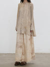 Mutedance 25 Spring/Summer Printed Skirt MD-MD25SS134-SAND(MD25SS131)